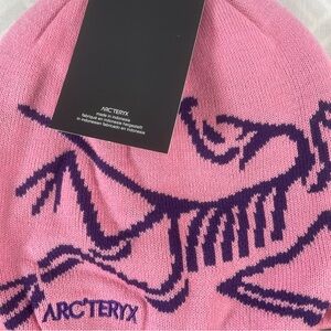 Arc'teryx Pink and purple beanie.